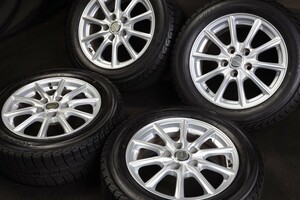 ★バリ山 205/60R16 国産ヨコハマ スタッドレス トヨタ用アルミ付 4本SET アベンシスイプサムノアプリウスαヴォクシー等