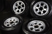 ★バリ山 195/80R15 107/105L LT 国産YOKOHAMA スタッドレス 2017年製 ice GUARD G075 アルミ付4本セット ハイエースNV350・キャラバン等_画像1