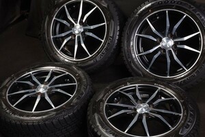 ★バリ山 175/65R15 国産グッドイヤー スタッドレス アルミ付4本セット iQアクアアクシオフィールダースペイドヴィッツスイフトイグニス