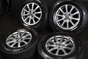 ★バリ山 185/70R14 ブリヂストン VRX2 スタッドレス アレックスカローラアクシオフィールダースパシオランクスシビックフェリオフリード等