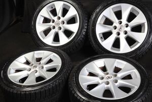 ★新品同様 215/50R17 トヨタ純正アルミ ブリヂストン スタッドレス REVO GZ 4本セット イプサムプリウスαブレビスヴェロッサ等