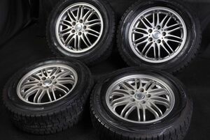 ★バリ山 215/60R16 国産ダンロップ スタッドレス 2019年製 WINTER MAXX WM01 エスティマカムリマークXオデッセイヴェゼルティアナCX-3等