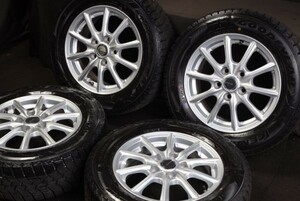 ★バリ山 195/65R15 国産グッドイヤースタッドレス アイシスエスクァイアオーリスセレナノアヴェロッサヴォクシーステップワゴンストリーム