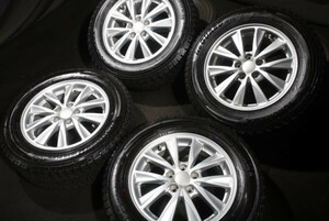 ★バリ山 195/65R15 スバル純正アルミ 国産ヨコハマ スタッドレス YOKOHAMA ice GUARD iG50 PLUS 4本セット インプレッサレガシィ等