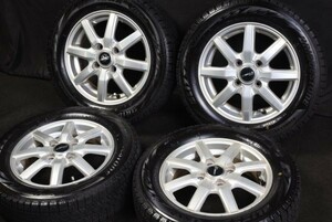 ★バリ山 155/65R13 ブリヂストン VRX2 スタッドレス 2018年製 4本SET ライフモコAZワゴンフレアワゴンREKミニカアルトラパンミラムーヴ