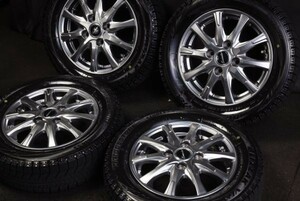 ★新品同様 155/65R13 ブリヂストン VRX スタッドレス 2020年製 4本SET ライフモコAZワゴンフレアワゴンREKミニカアルトラパンミラムーヴ