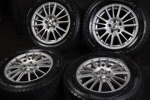 ★バリ山 195/65R15 国産GOODYEAR スタッドレス PCD100 プリウスウィッシュWILLアリオンカルディナカローラスポーツツーリングプレミオ