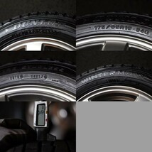 ★バリ山 175/65R15 国産ダンロップ WM01 スタッドレス 4本セット iQアクアアクシオフィールダースペイドヴィッツスイフトイグニス_画像8