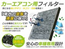 メール便送料無料 エアコンフィルター ハイエース 200系 M/C後 互換品 トヨタ クリーンフィルター 脱臭 エアフィルタ 自動車用_画像1