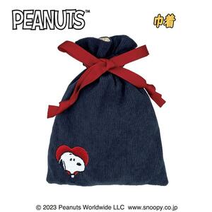 PEANUT スヌーピー 巾着 whole heart 小物入れ 整理整頓 レディース カミオジャパン 02