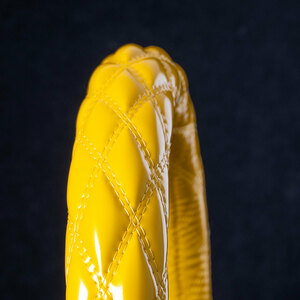 ハンドルカバー　真月光　イエロー（黄色）　ML　39～40cm　キルトタイプ　【納期約3週間】