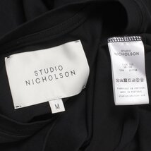 STUDIO NICHOLSON LICK TEE 長袖Tシャツ sizeM ブラック SN-180 スタジオニコルソン ロング スリーブ オーバーサイズ Tシャツ ロンT_画像6