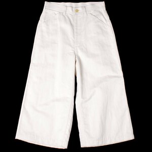 GRAPHPAPER WIDE LENGTH MIDI PAINTER PANTS 定価30,200円 size０ NATURAL グラフペーパー ペインターワイドパンツ