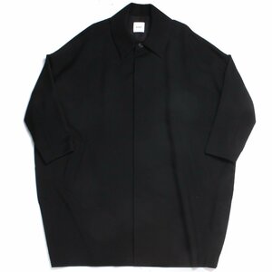 SISE BALLOON SOUTIEN COLLAR COAT 定価97,900円 size1 BLACK HW-CO-01 シセ バルーンステンカラーコート バルカラーコート