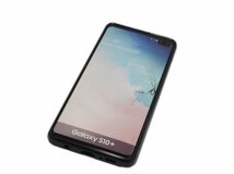 送料無料 Galaxy S10+ Plus SC-04L SC-05L SCV42 背面 TPU ソフト 無地 マットタイプ ギャラクシー S10 プラス ケース カバー ブラック_画像3