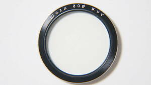 ★良品★[B30mm/BAY1/RI] Walz w.UV 二眼レフ用フィルター [F3950]