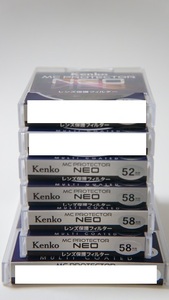 ★良品★[52mm 58mm] Kenko MC PROTECTOR NEO 保護フィルター 580円/枚 ケース付