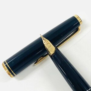 Q614-Z5-541 ★ MONTBLANC モンブラン ペン先/14K 585 刻印 万年筆 ブラック×ゴールド 筆記用具 文房具 ペン コレクション ④