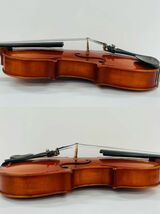 S278-Z10-173 SUZUKI VIOLIN スズキ バイオリン No.S-1 1975年製 STRADIVARIUS COPY 本体 ソフト/ハードケース付き サイズ4/4 日本製 ②_画像4