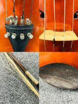 S278-Z10-173 SUZUKI VIOLIN スズキ バイオリン No.S-1 1975年製 STRADIVARIUS COPY 本体 ソフト/ハードケース付き サイズ4/4 日本製 ②_画像8