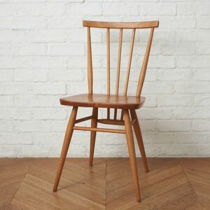 IZ75415F★ercol スティックバックチェア ヴィンテージ 英国 アーコール エルム ウィンザーチェア 曲木 椅子 コムバック ダイニングチェア