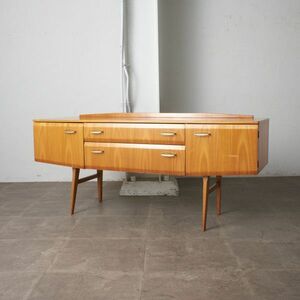 IZ73385F*meredew Vintage sideboard Britain Mid-century living board cabinet AV board wooden England Vintage 