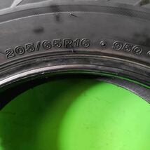 【7203】205/65R16 4本セット冬タイヤバリ山BRIDGESTONE BLIZZAK VRX2【2020年】_画像2