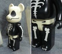 n3394★【送料無料】ベアブリック ホラー スカル 400％ 箱付き 訳あり◇メディコムトイ BE@RBRICK HORROR SKULL_画像4