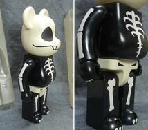 n3394★【送料無料】ベアブリック ホラー スカル 400％ 箱付き 訳あり◇メディコムトイ BE@RBRICK HORROR SKULL_画像3