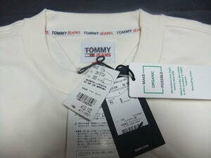 TOMMY JEANS スエットシャツ「白」（L）サンプル特価。定価11000円（税別）　新品未使用