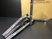 ★ゼットファーザー製★ 環八 しぼり ショートΦ22.2ｍｍ Φ7/8in ハンドルバー 検) コンドル コマンダー 絞り パイ Bosozoku style_画像4