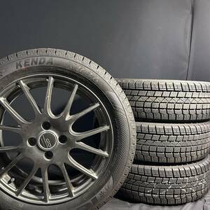 イボあり★ 美品★ 175/60R16 KENDA KR36 スタッドレス ４本セット ラクティス アクア ヴィッツ パッソ フィールダー イグニス クロスビー