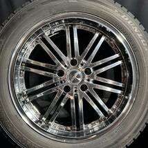 バリ山★ 225/55R18 ダンロップ WM02 スタッドレス 8J ＋35 5穴PCD114.3 NX CX-5 ４本セット _画像3