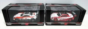 ■EBBRO 1/43 SUPER GT500 2010 MJ KRAFT SC430 & DENSO DUNLOP SARD SC430 ２台セット エブロ ミニカー