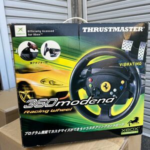 XBOX 360 ★modena Racing wheel ★レーシングコントローラ ハンドル ★THRUSTMASTER