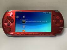 ★【動作品 】SONY PSP本体のみ PSP-3000 プレイステーション ポータブル ラディアント・レッド_画像2