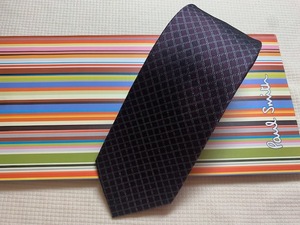 Paul Smith ポールスミスMade in Italy ネクタイあずき■柄シルク100