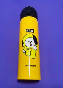 新品　BTS BT21 バンタン　CHIMMY チミー　ジミン　水筒　タンブラー　1個　保温　黄色　イエロー