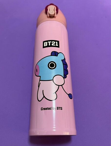 新品　BTS BT21 バンタン　MANG マン　水筒　タンブラー　1個　保温　ピンク