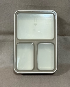 ニトリ 薄型 弁当箱 抗菌 フードマン 600ml グレーベージュ