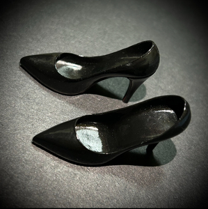 DAMTOYS製 1/6 模型 女性 フィギュア用 部品 装備 靴 エイダ バイオハザード RE2 パンプス ハイヒール ブラック 高品質 (未使用
