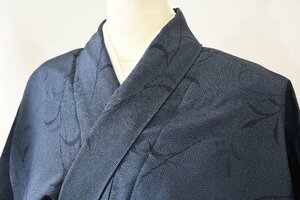 小紋 着物 薄物 唐花 身丈149.5cm 裄丈64.5cm ★ kb-5168 桜庭呉服店