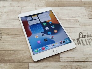 美品 バッテリ91% docomo SIMフリー済み iPad mini4 Wi-Fi+Cellularモデル au 16GB ゴールド MK712J/A