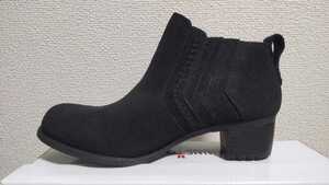 ミネトンカ☆MINNETONKA 雑誌LEEコラボ WITH LEE BOOTS 24.0cm ブラック 24cm 黒 ブーツ 撥水 スエード