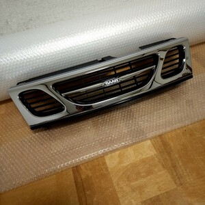 絶版希少品 当時物 良品 SAAB Saab 900 turbo Genuine フロント Grille ラジエーターGrille 棚B888