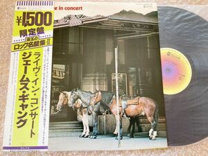 【良品】LP ジェームス・ギャング / ライヴ・イン・コンサート 帯付　JAMES GANG ジョー・ウォルシュ