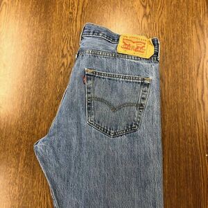 【EK106】Levi's 501 W34 L32 定番ストレート ジーンズ ジーパン デニムパンツ メンズブランド古着 リーバイス501 送料無料