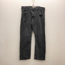 【EK291】Levi's 569 W32 L32 カラーパンツ グレー ストレッチ生地 メンズブランド古着 リーバイス569 送料無料_画像2