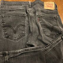 【EK291】Levi's 569 W32 L32 カラーパンツ グレー ストレッチ生地 メンズブランド古着 リーバイス569 送料無料_画像9