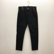 【EK305】Levi's 512 W30 L30 カラーパンツ ブラック 黒色 ストレッチ生地 メンズブランド古着 リーバイス512 送料無料_画像2